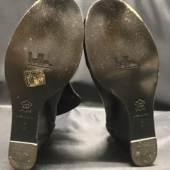 Sigerson Morrison Black Belle By Maxim Boots Wedge - Picture 8 of 12